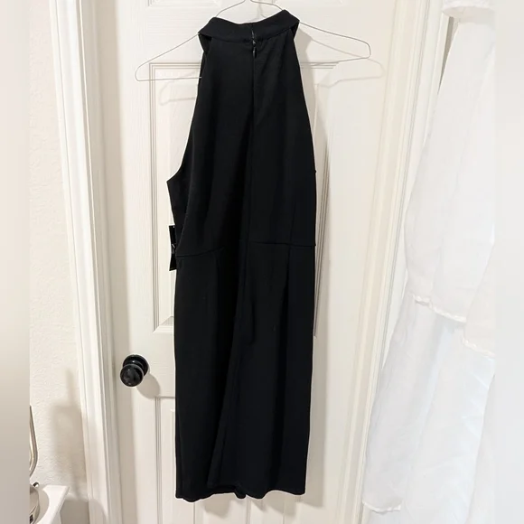 3/$10 NWT New York & Company Black Halter Dress - Picture 3 of 8